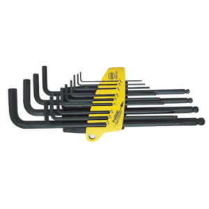 [Wiha] — Ball End Hex L-Key Set Black Inch SB369 SZ13B