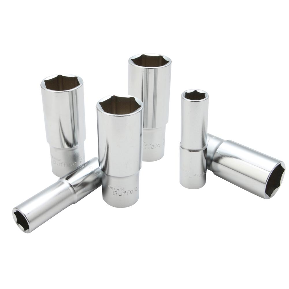 Seshin Buffalo — Long Hand Socket 1/4" (6.35mm) 6-Point