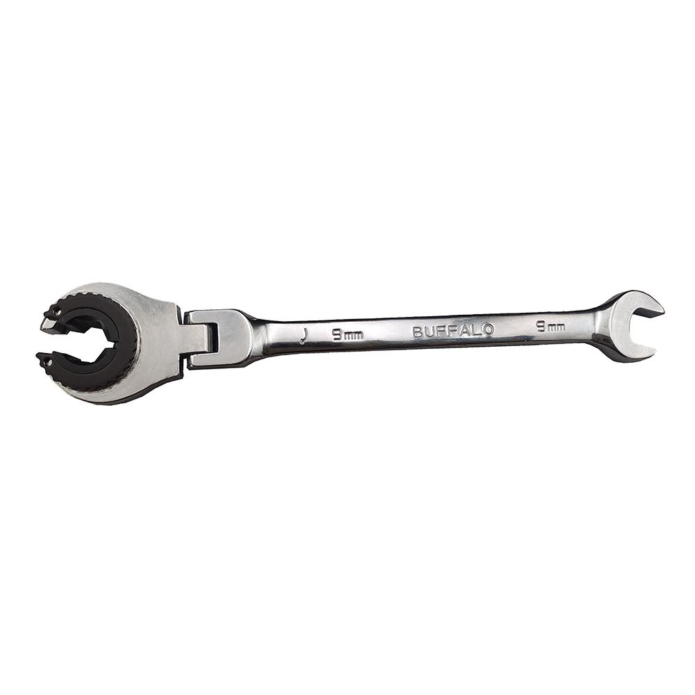 Seshin Buffalo — Ratcheting Combination Wrench Flexible Open