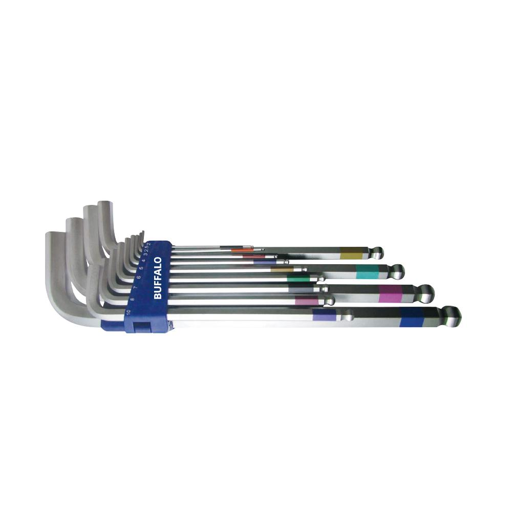 [Seshin Buffalo] — Ball End Hex L-Key Set 13pcs SB-JBL13