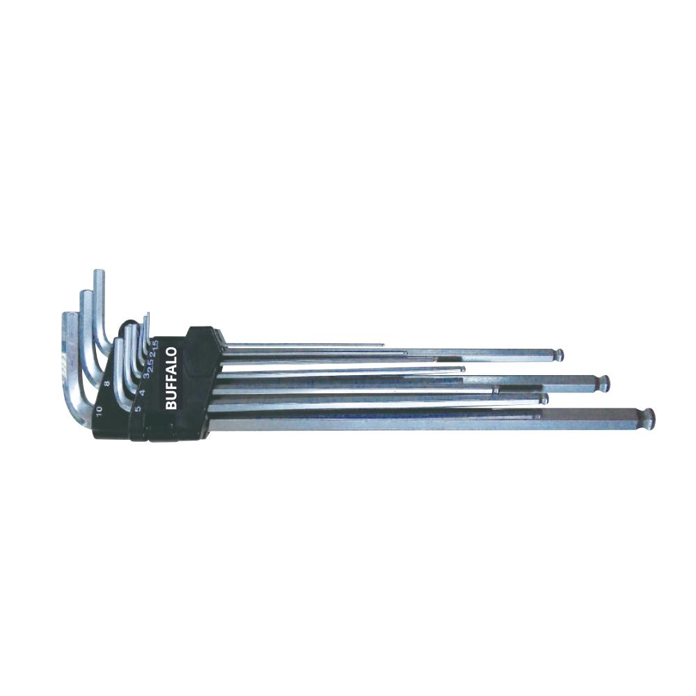 [Seshin Buffalo] — Ball End L-Key Set Super Long 9pcs SB-SBL9