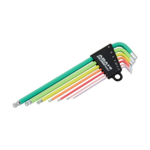 [ASAHI] — Ball End Hex L-Key Set Auroline Color AQUS/AZUS
