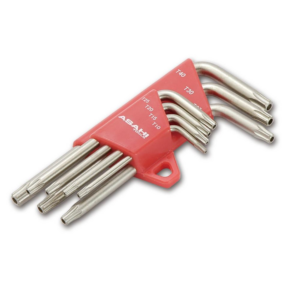 [ASAHI] — Hex Lobe Key Wrench Set 7pcs Short ATXS710