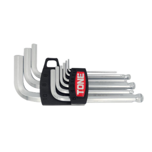 [TONE] — Ball End Hex L-Key Set Short 9pcs BS900