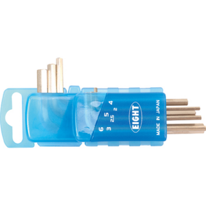 [EIGHT] — Hex L-Key Set Double Hole Type 6pcs 001H-S6
