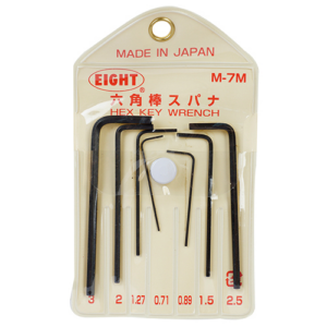[EIGHT] — Micro Hex L-Key Set 7pcs M-7M