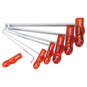 [EIGHT] — Extra Ball Point Hex Key Wrench Set 6pcs WHH-S6TL