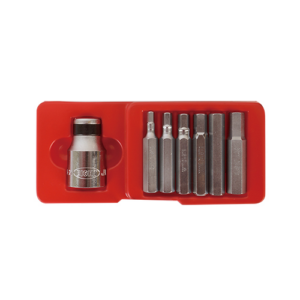 [EIGHT] — Hex Bit Socket Set 6pcs with Adapter 1/2 21HB-S6