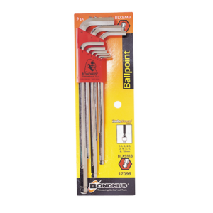 BONDHUS — Ball End Hex L-Key Set Long