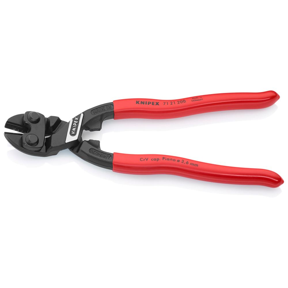 KNIPEX — Compact Bolt Cutter CoBolt 71 21 200 SB (20° Angled)