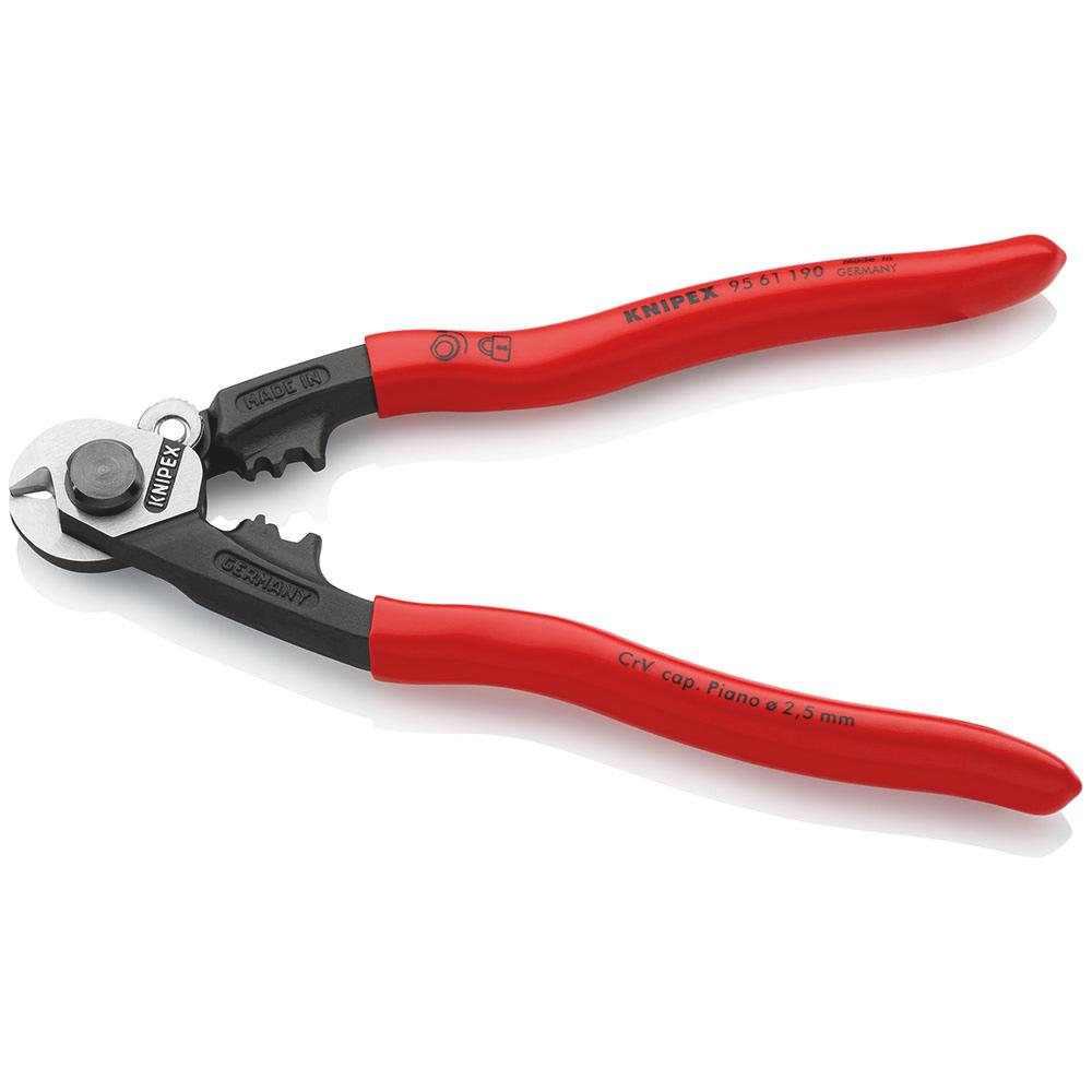 KNIPEX — Wire Rope Cutter 95 61 190 SB