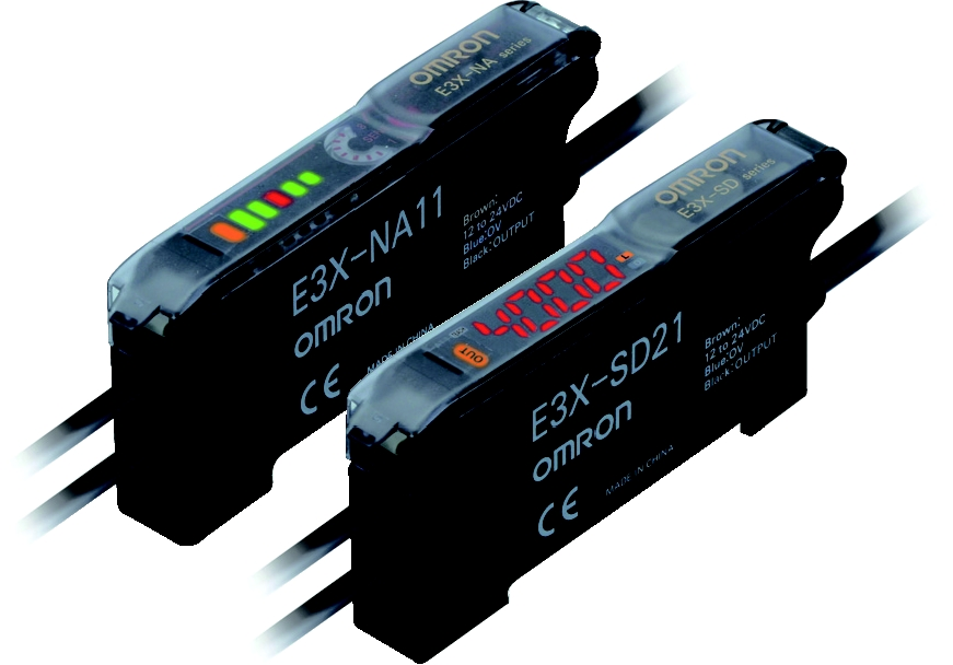 [OMRON] — E3X-NA Simple Fiber Amplifier (Bar Display, 8-turn Adjuster)