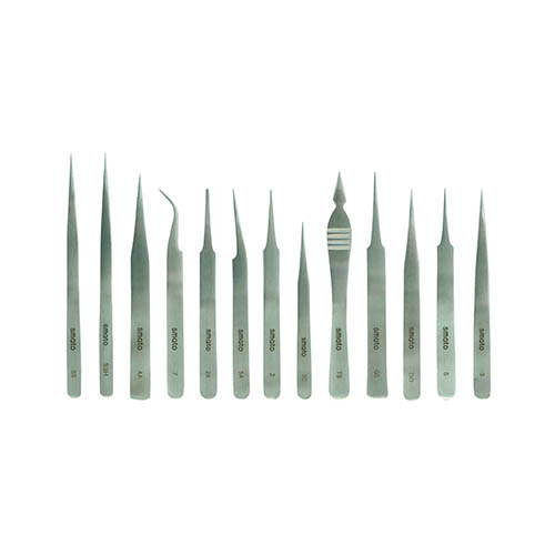 [Smato] — 13-Piece Precision Tweezers Set