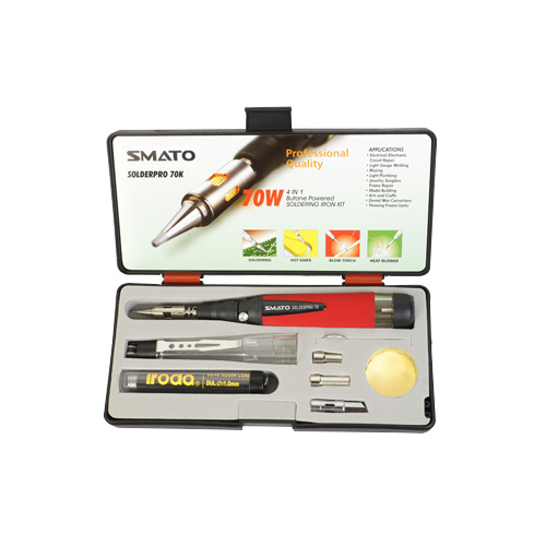 [smato] — PRO-70K Gas Soldering Iron Kit (7pcs)