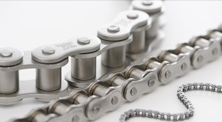[Tsubaki] — RF40 Flat-Plate Roller Conveyor Chain