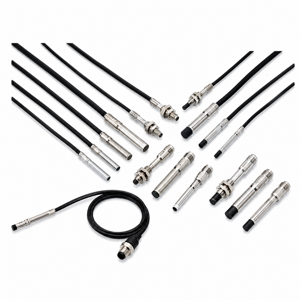 [OMRON] — E2E Small-diameter Proximity Sensor (5.4 dia., Shielded, 1 mm, NPN/PNP)