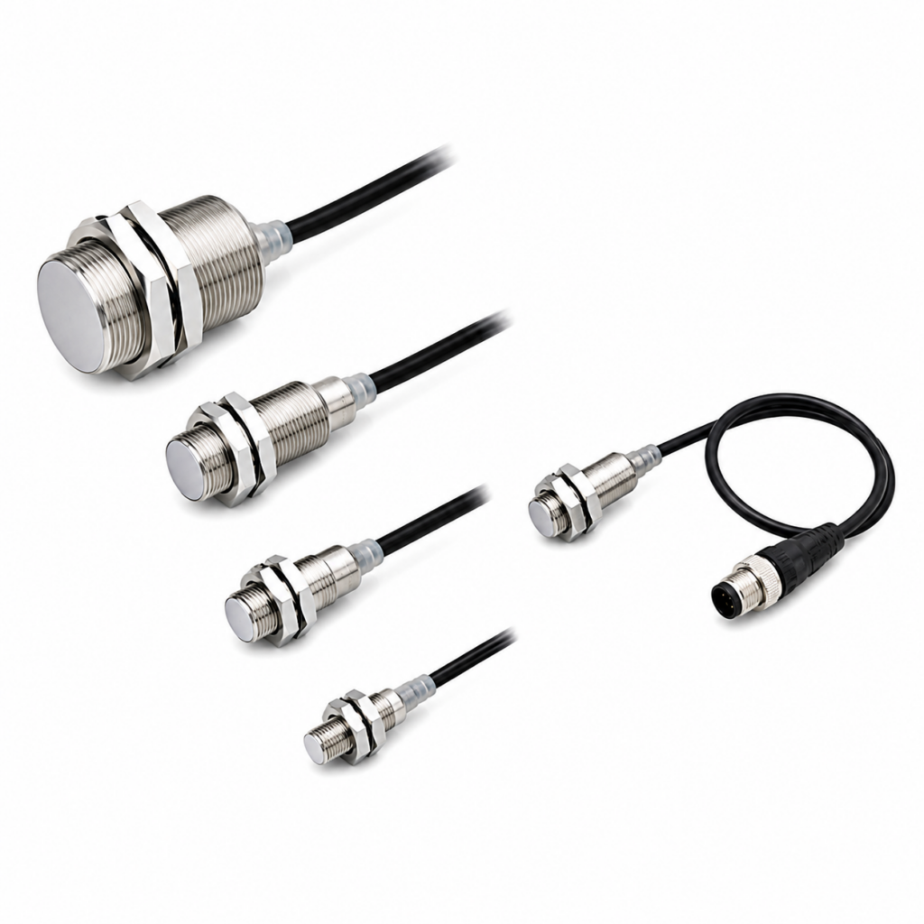 [OMRON] — E2EQ NEXT Fluororesin Spatter-resistant Proximity Sensor PREMIUM Triple (DC 3-Wire, M8/M12/M18/M30)