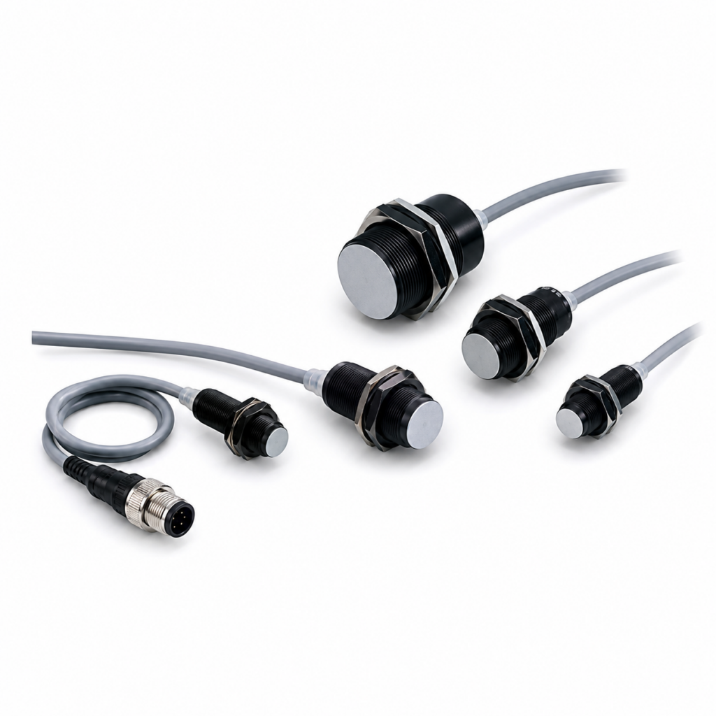 [OMRON] — E2EQ Spatter-resistant Fluororesin-coated Proximity Sensor (DC 2-Wire, M12/M18/M30, NO)