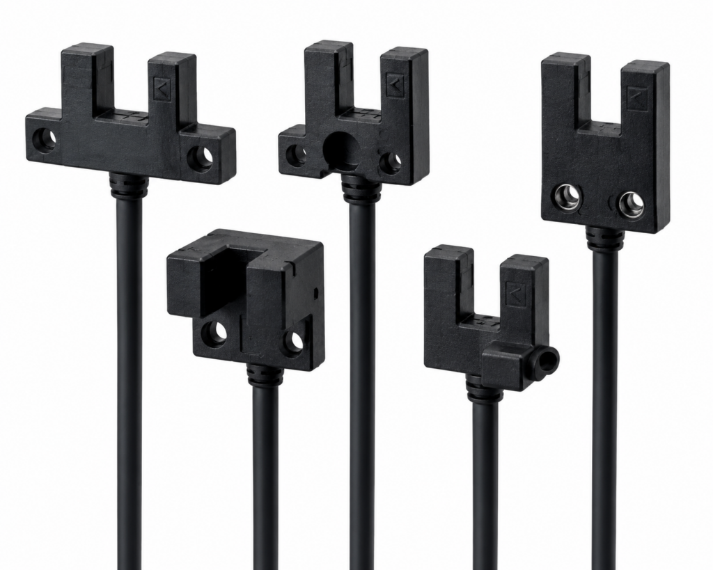 [OMRON] — EE-SX95 Ultra-compact Photomicrosensor Through-beam (5mm Slot, NPN/PNP, Standard/L/F/R/U)
