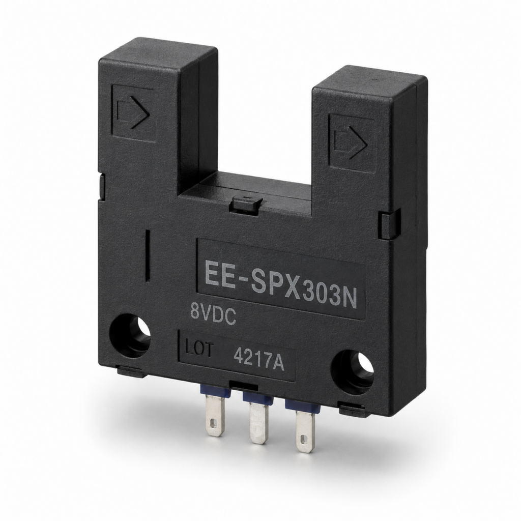[OMRON] — EE-SPX303N / EE-SPX403N Broad Slot Photomicrosensor (13mm Slot, NPN, Dark-ON/Light-ON)