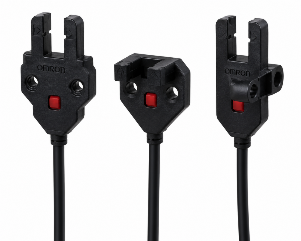 [OMRON] — EE-SX77 / EE-SX87 Slim Cable Photomicrosensor (5mm Slot, NPN/PNP, Standard/L/T-shaped)