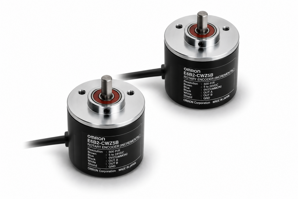 [OMRON] — E6C2-C Incremental Rotary Encoder (Voltage Output, 5~12VDC, 10~2000P/R)