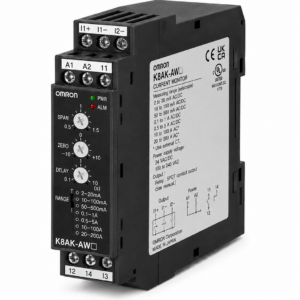 [OMRON] — K8AK-AW Single-phase Overcurrent/Undercurrent Relay (Simultaneous, 2mA~200A AC/DC)