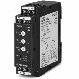 [OMRON] — K8AK-VW Single-phase Overvoltage/Undervoltage Relay (Simultaneous, 1V~600V AC/DC)
