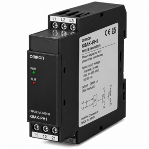 [OMRON] — K8AK-PH Three-phase Phase-sequence Phase-loss Relay (200~480VAC, DPDT)