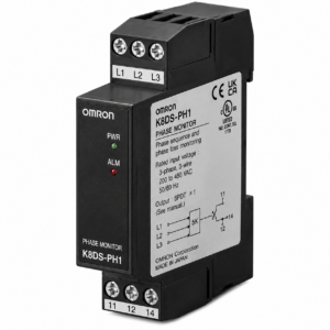 [OMRON] — K8DS-PH Three-phase Phase-sequence Phase-loss Relay (200~480VAC, SPDT)