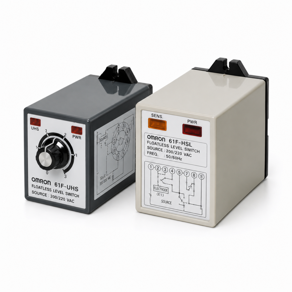 [OMRON] — 61F-UHS / HSL Floatless Level Switch (Ultra High-sensitivity, Ice/Pure Water/Humidity)