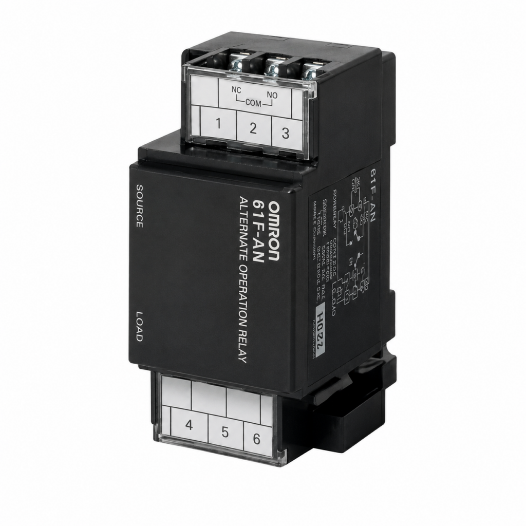 [OMRON] — 61F-AN Alternate Operation Relay (Motor Life Extension, Single Pump Emergency)