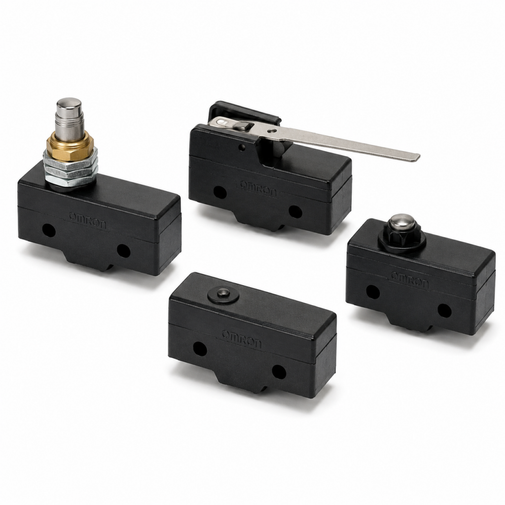[OMRON] — Z General-purpose Basic Switch (Standard/High-sens/High-cap/Micro, Pin/Lever/Roller)