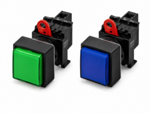 [OMRON] — M22 Indicator (22/25-dia., Square Projection, LED, IP65)