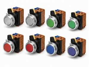 [OMRON] — A30NL Lighted Pushbutton Switch Set (30mm, Flat/Proj/Guard/Mush, LED, Screw+Push-In)