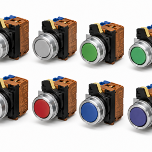 [OMRON] — A30NL Lighted Pushbutton Switch Set (30mm, Flat/Proj/Guard/Mush, LED, Screw+Push-In)