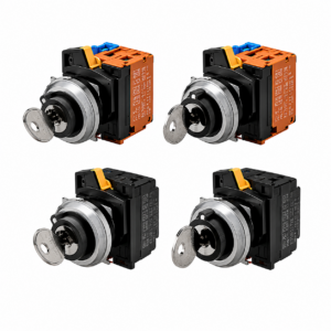 [OMRON] — A30NK Key-type Selector Switch Parts (Operation Units, Mounting Collar, Contact Blocks)