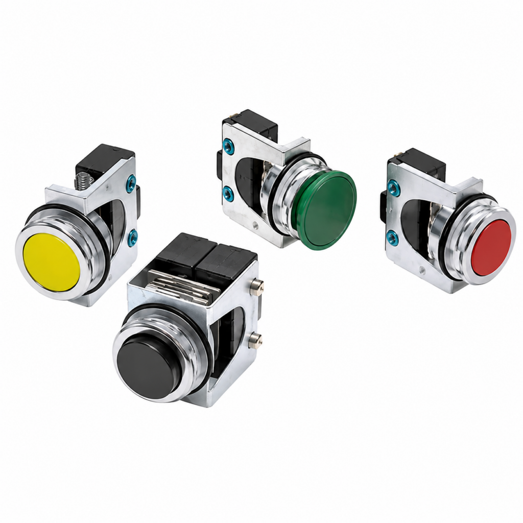 [OMRON] — ZAP Pushbutton Switch (30-dia., Z-series Built-in, Momentary, 1/2 output, 6 Colors)