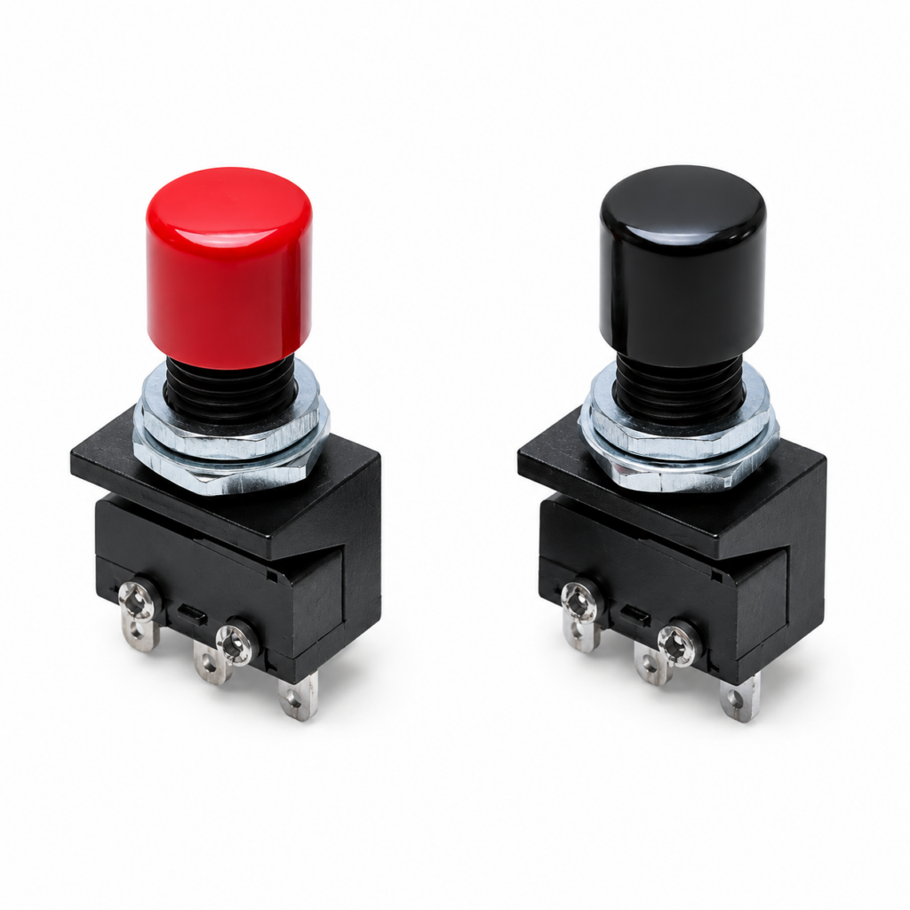 [OMRON] — A2A Subminiature Pushbutton Switch (10.5-dia., SPDT, Momentary, Solder terminal)