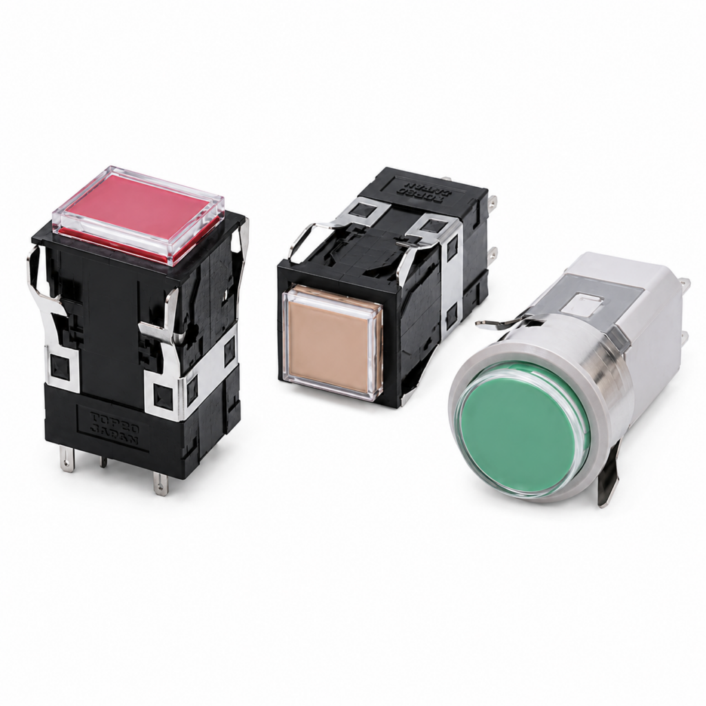 [OMRON] — M2P Indicator Individual Parts (Displays, LED Lamps, Sockets)