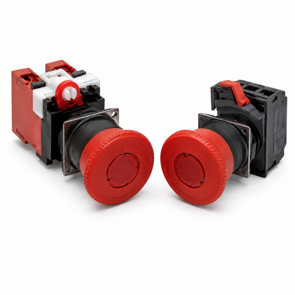 [OMRON] — A22E/A22NE Emergency Stop Switch Common Accessories (Legend Plates, Shrouds, Hardware)