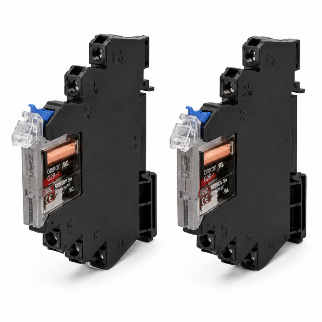 [OMRON] — G2RV-ST Slim I/O Relay Parts (Maintenance Relays, Short Bars, PLC Interface, Cables)