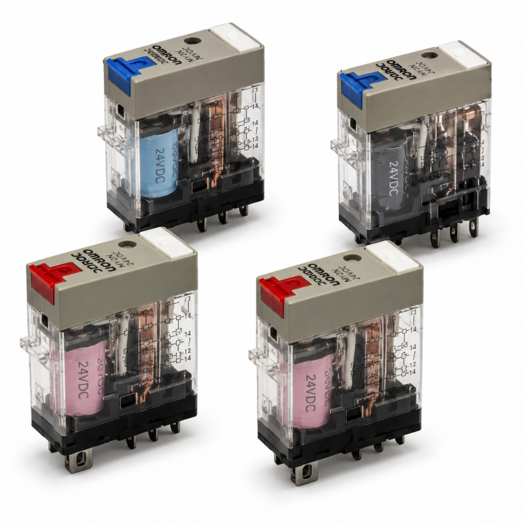 [OMRON] — G2R-[]-S Relay Sockets and Accessories (Track+Back Sockets, Short Bars, DIN Track)