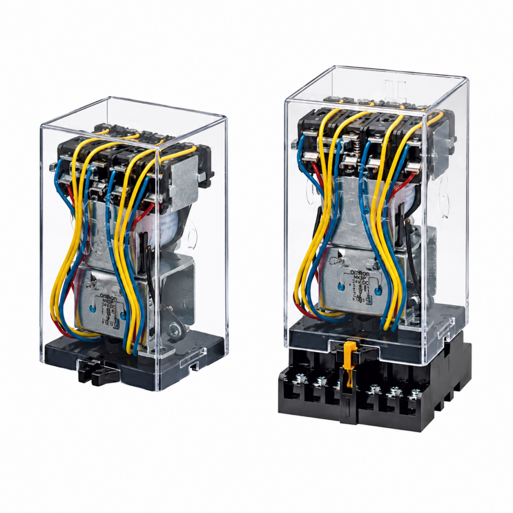 [OMRON] — MMK Latching Relay (Open Coil, Solder+Screw Terminal, 2P/3P/4P, Std+DC-sw)