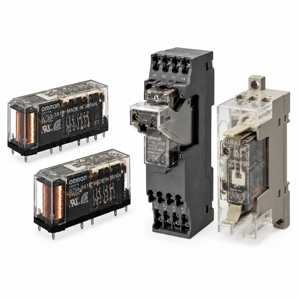 [OMRON] — G7SA Relay with Forcibly Guided Contacts (Safety, 4/6-pole, PCB, 12-110VDC)