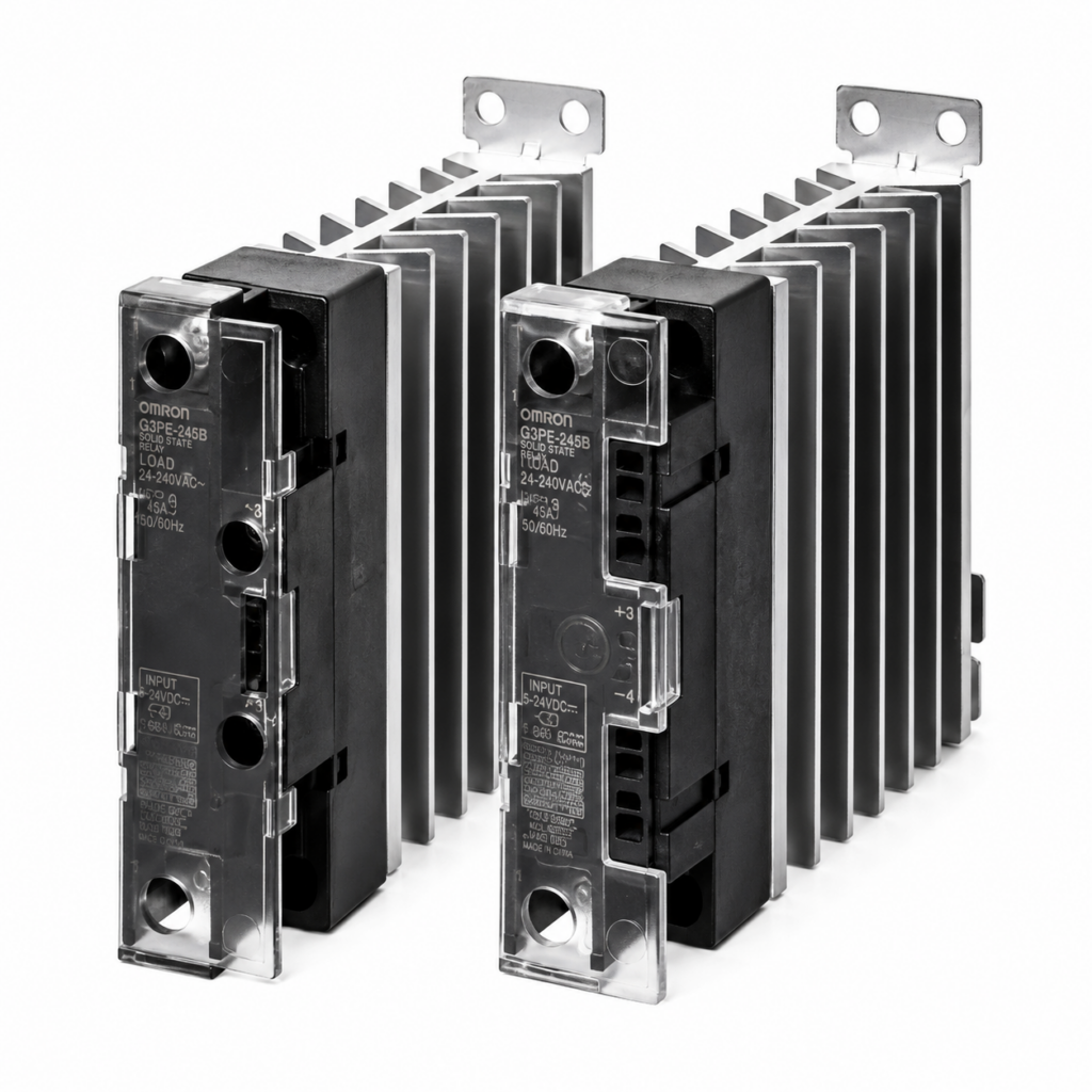 [OMRON] — G3PJ SSR for Heaters (Single-phase, 15/25A, 24-480VAC, Screw+Push-In, 12-24VDC)