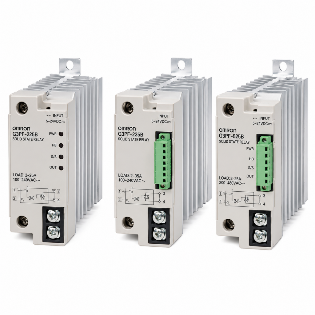 [OMRON] — G3PF SSR with Built-in Current Transformer (Heater Burnout + SSR Short-circuit Detection)