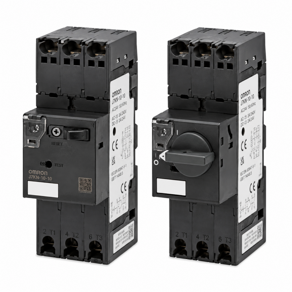 [OMRON] — J7MC Manual Motor Starter Rotary Switch (High-performance, 0.16-20A, MPCB)
