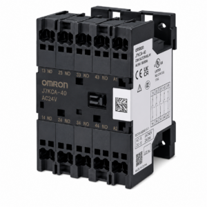 [OMRON] — J7KCA Auxiliary Relay (Contactor Relay, 4PST, AC 24-500V + DC 12-220V, J7KC Profile)