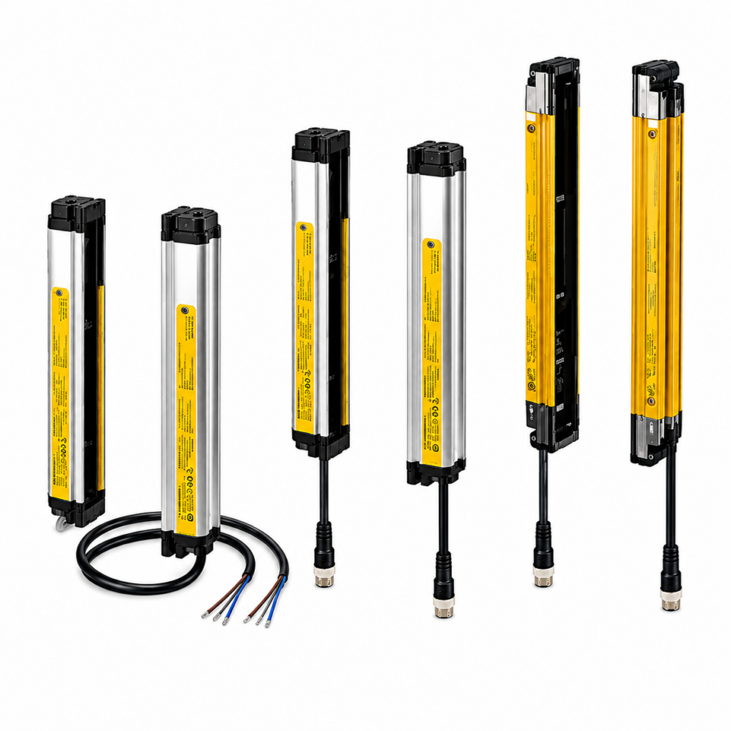 [OMRON] — F3SJ-A Safety Light Curtain (Finger 14mm, 245-1271mm, PNP+NPN, PLe/SIL3)